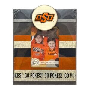 Oklahoma State Cowboys Wood Logo Picture Frame Glory Haus 5x7